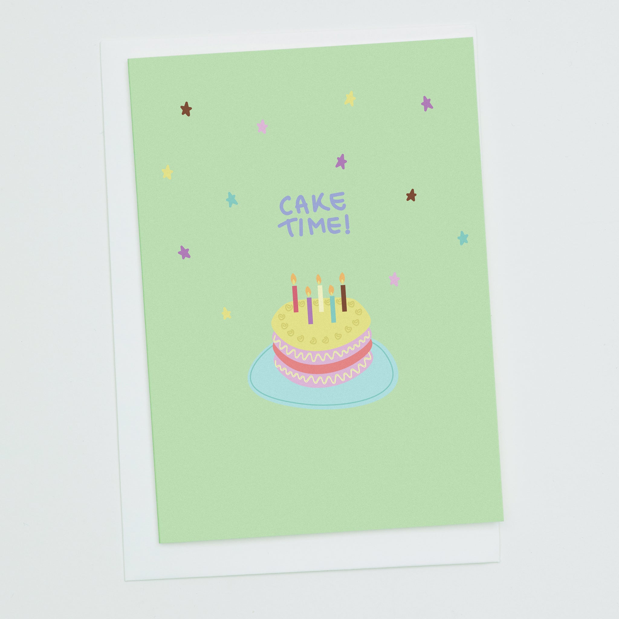 Birthday cards online Australia | Cake Time Birthday Card by Merri Cards | Australian Made