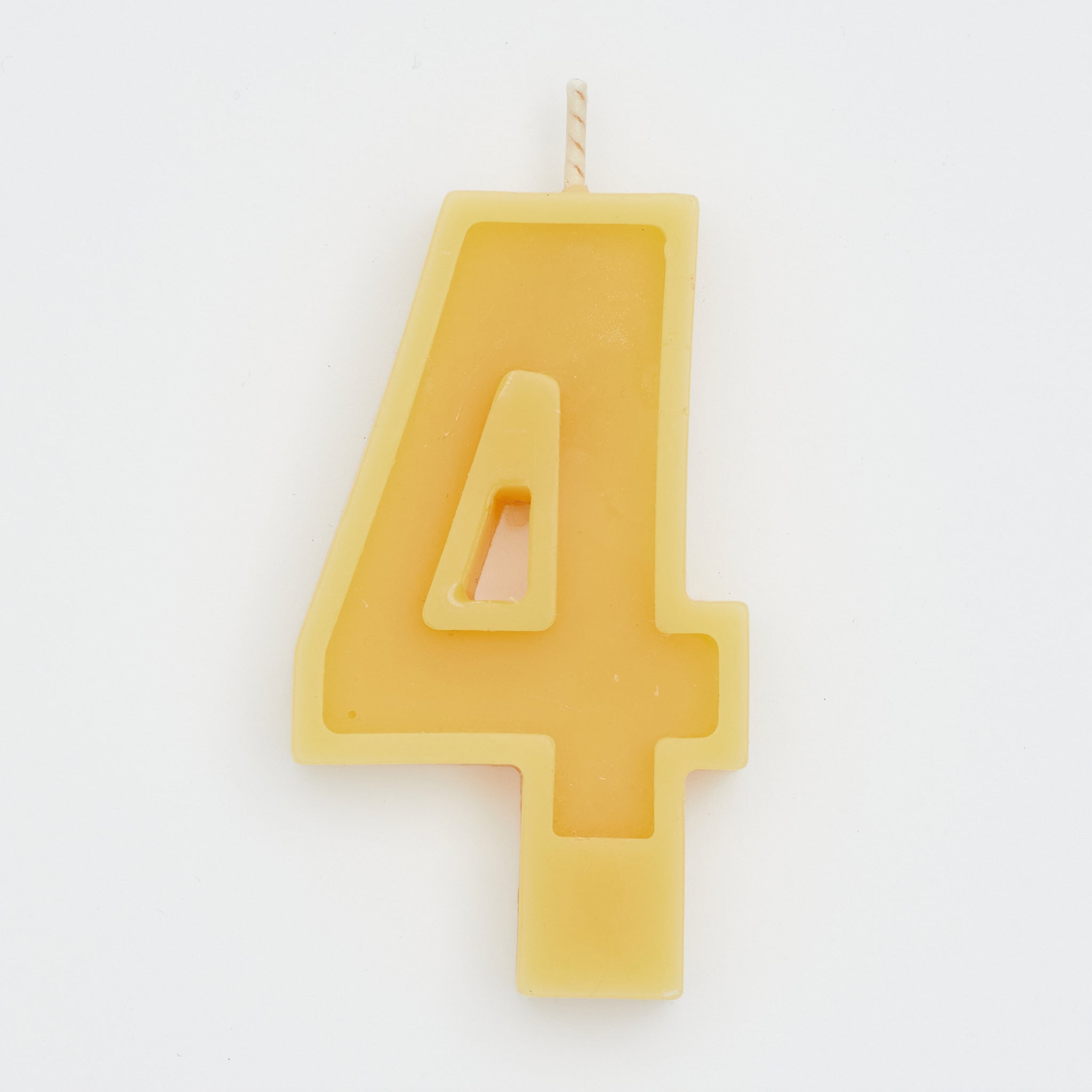 Blake & Mason Beeswax Celebration Number 4 Candles | made in Australia