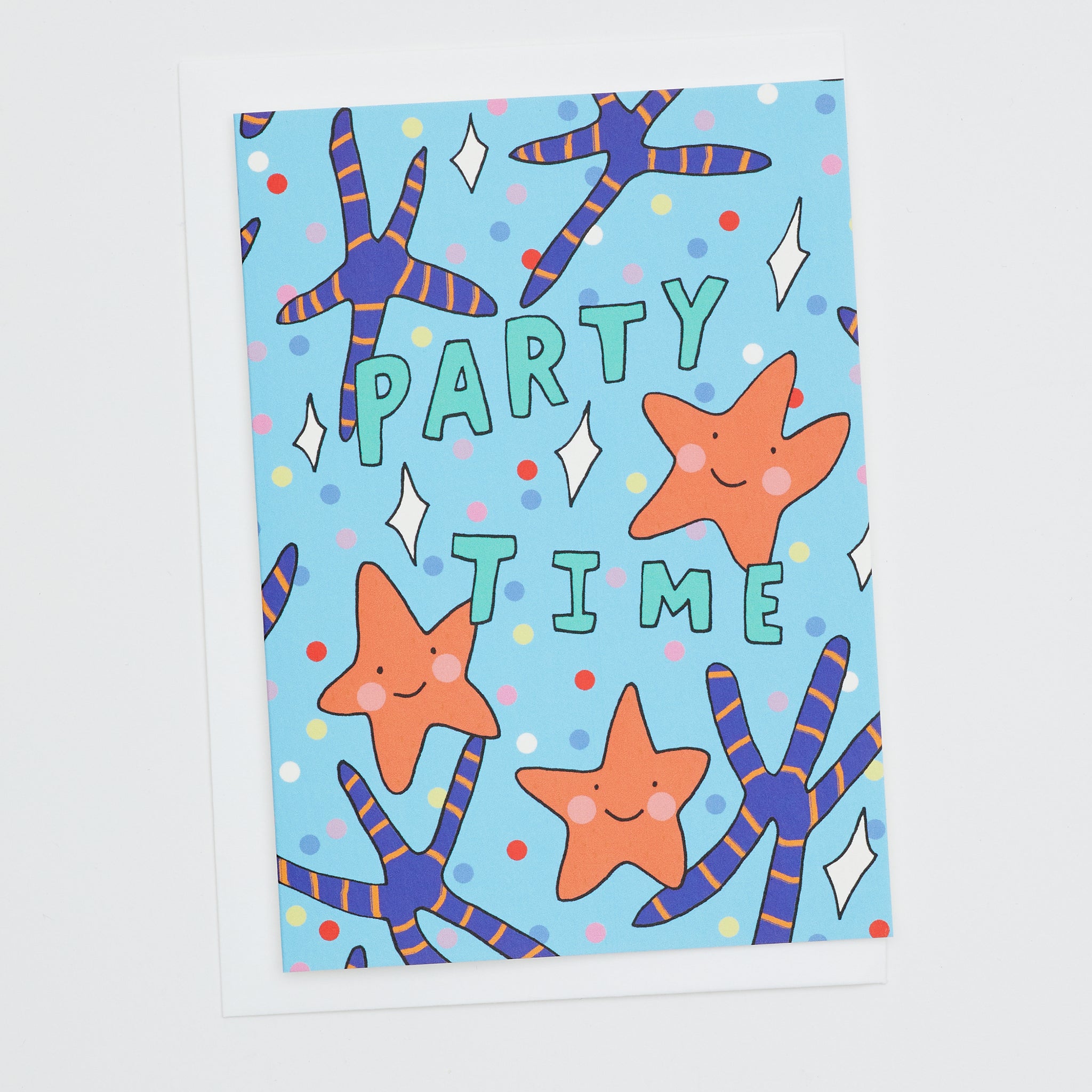 Starfish Birthday Card by Merri Cards