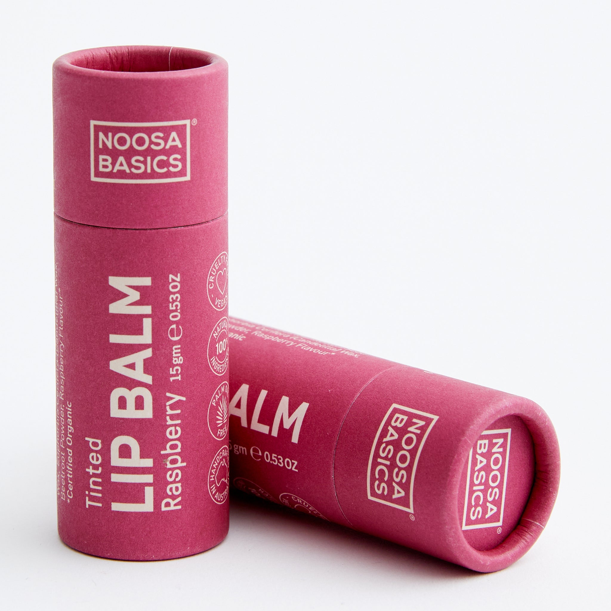 Noosa Basics Organic Raspberry Lip Balm | Made in Noosa